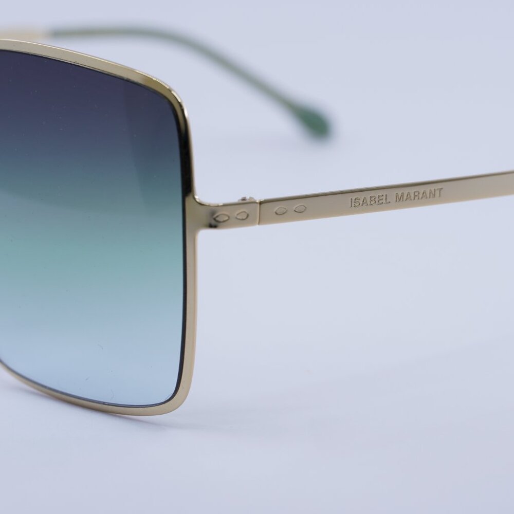 Isabel Marant IM 0102/S 0PEF IB Sunglasses - Gold Frame, Green Lenses - Picture 8 of 11